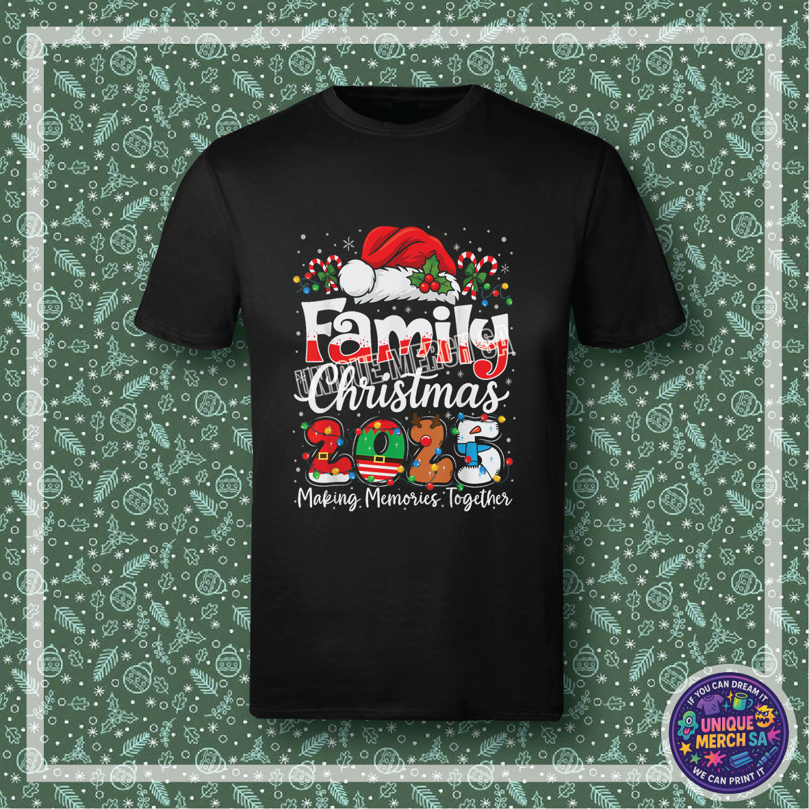 Short Sleeve T-Shirt - Christmas Crew - Family Christmas 2025 12