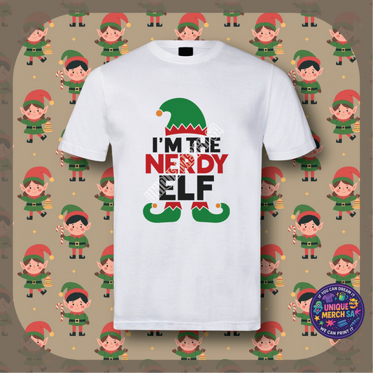 Short Sleeve T-Shirt - Christmas Elf - Nerdy