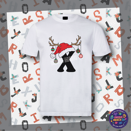 Short Sleeve T-Shirts - Personalised Christmas Tee - X