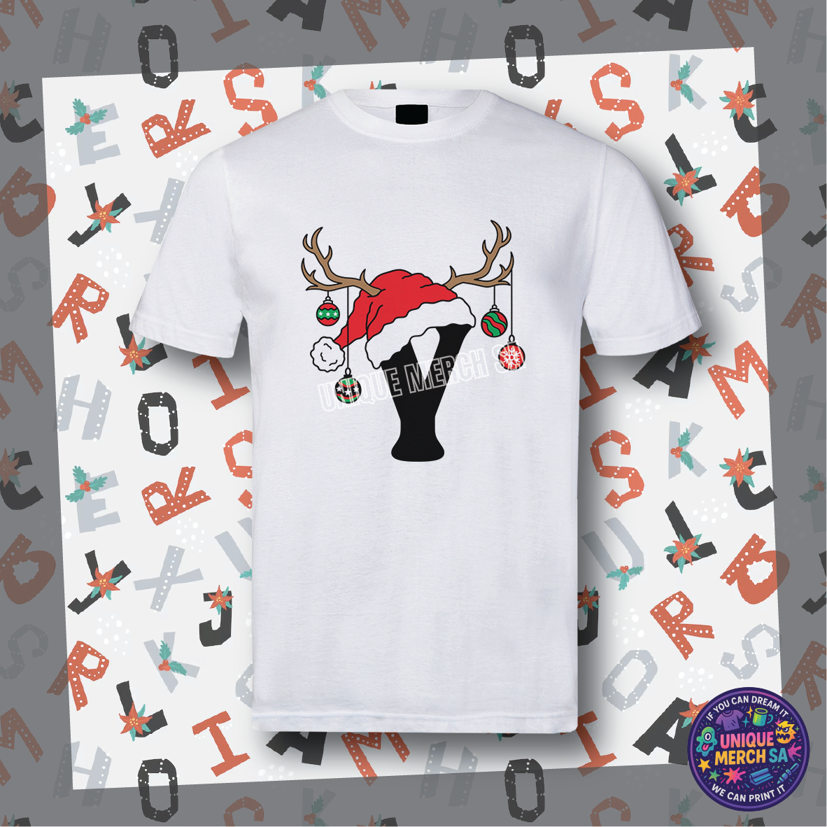 Short Sleeve T-Shirts - Personalised Christmas Tee - Y