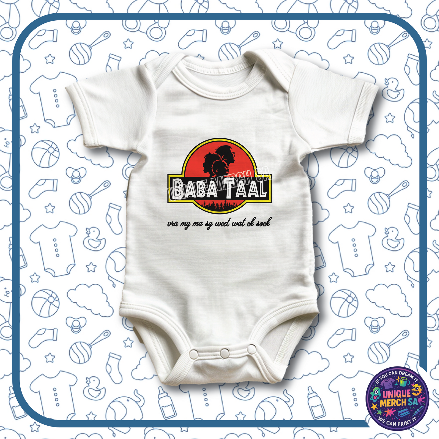 Baby Onesies - Funny Afrikaans - Baba Taal