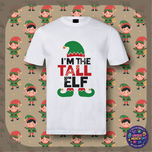 Short Sleeve T-Shirt - Christmas Elf - Tall