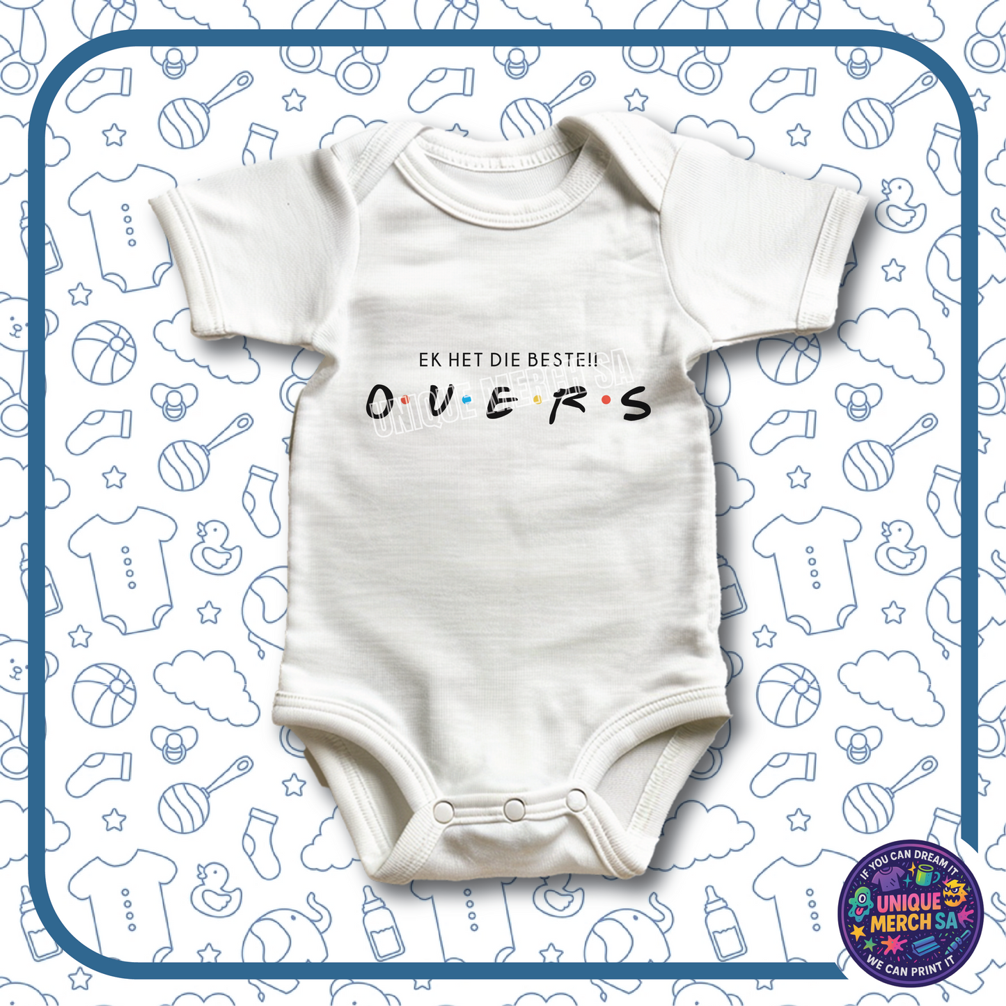 Baby Onesies - Funny Afrikaans - Ek Het Die Beste Overs