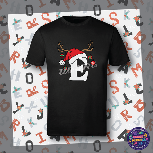 Short Sleeve T-Shirts - Personalised Christmas Tee - E