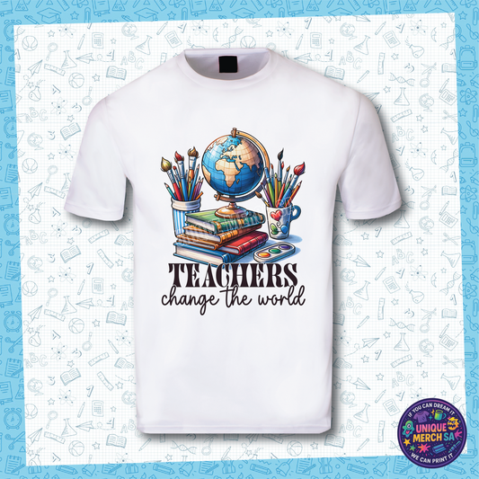 Short Sleeve T-Shirt - Teacher's Change The World