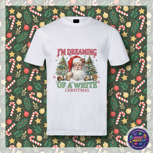 Short Sleeve T-Shirt - Christmas - Dreaming Of A White Christmas