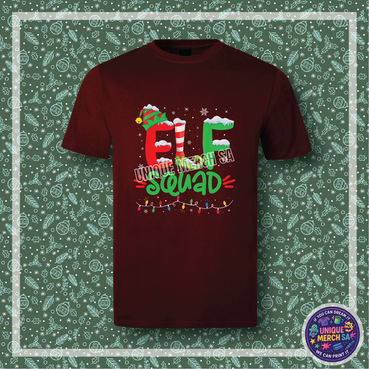 Short Sleeve T-Shirt - Christmas Crew - Elf Squad 24