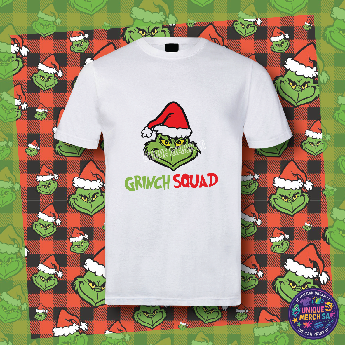 Short Sleeve T-Shirt - Grinchmas - Grinch Squad