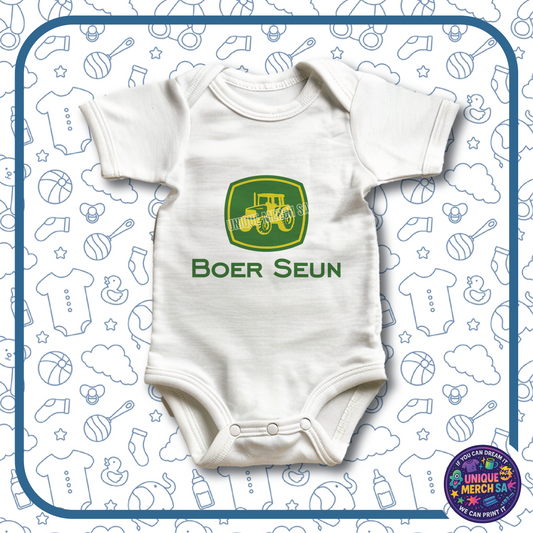 Baby Onesies - Funny Afrikaans - Boer Seun