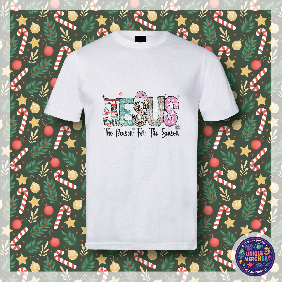 Short Sleeve T-Shirt - Christmas - Jesus Is The Reason To Tis The Season