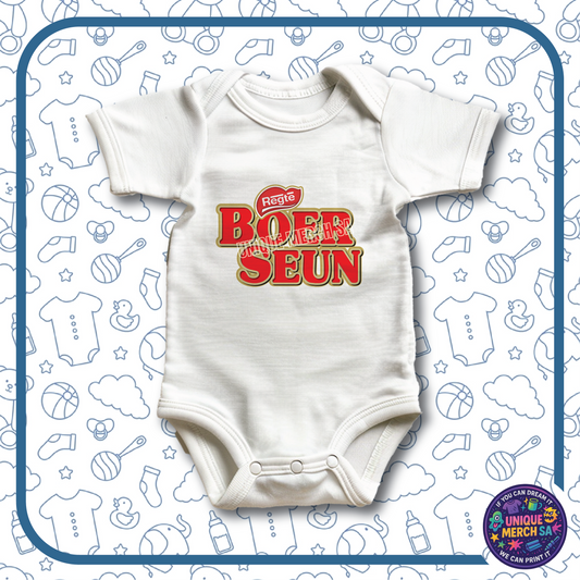 Baby Onesies - Funny Afrikaans - Regte Boer Seun