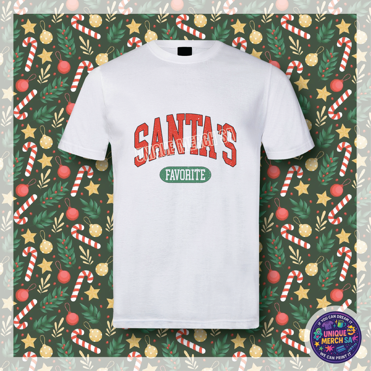 Short Sleeve T-Shirt - Christmas - Santa's Favourite