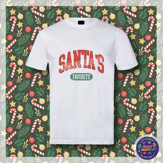 Short Sleeve T-Shirt - Christmas - Santa's Favourite