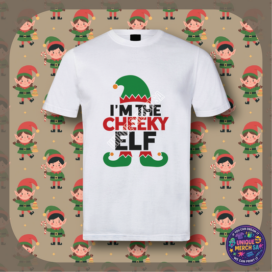 Short Sleeve T-Shirt - Christmas Elf - Cheeky Elf
