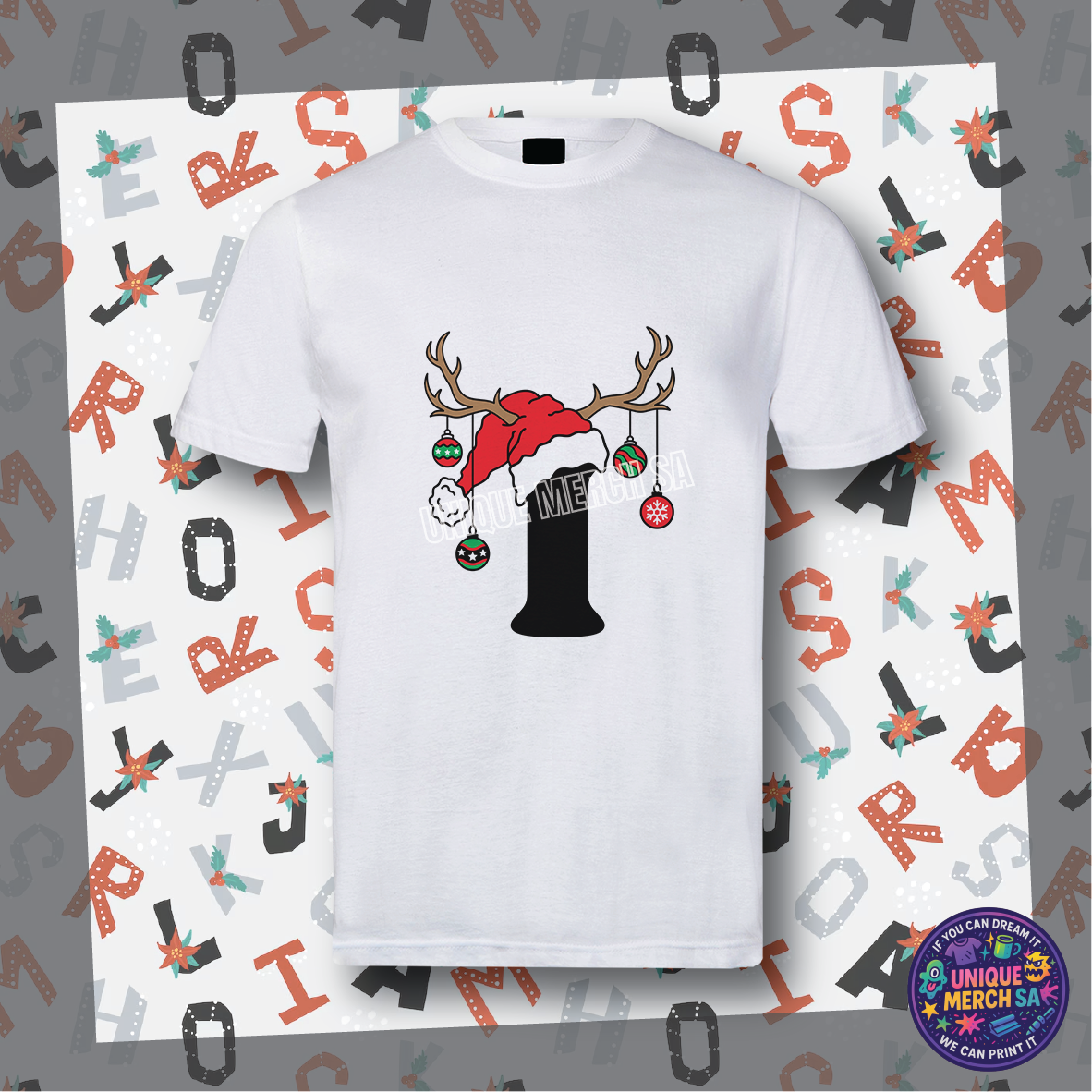 Short Sleeve T-Shirts - Personalised Christmas Tee - I