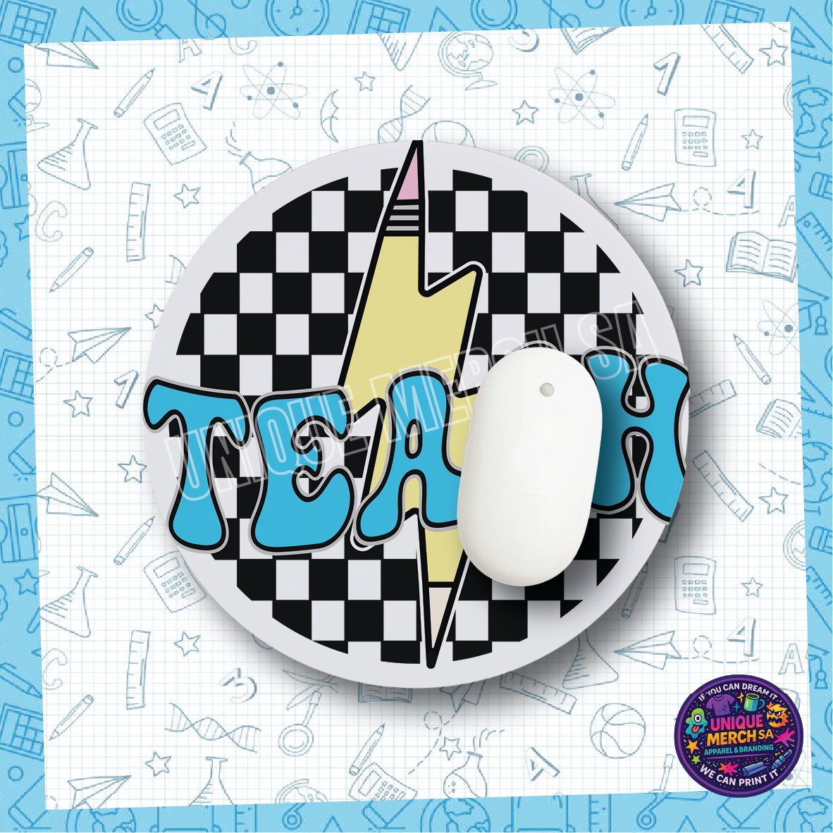 Teacher Mousepads - Teach Retro