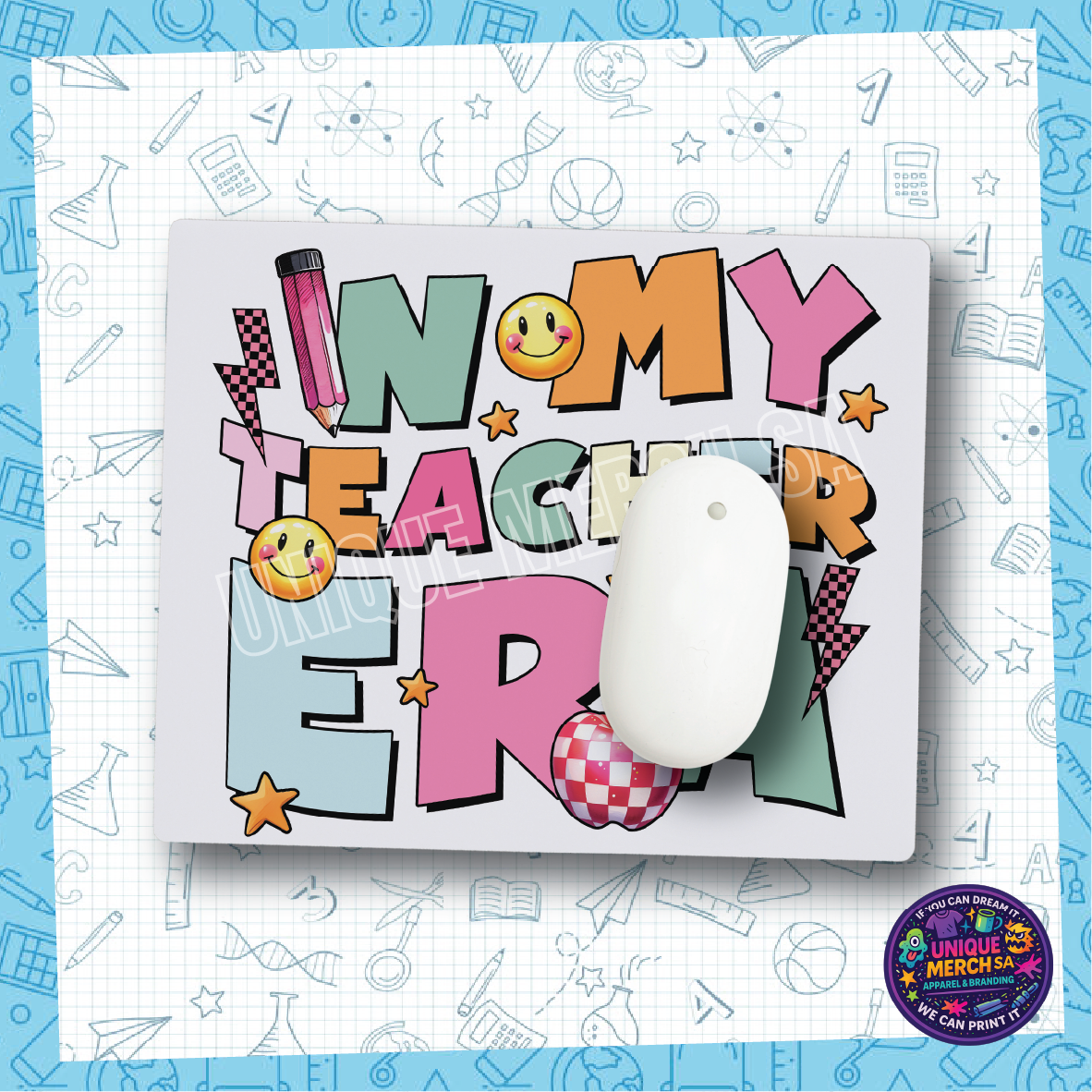 Teacher Mousepads - In My Teacher Era Retro