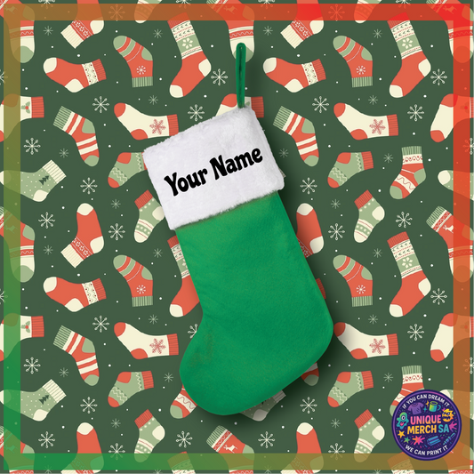 Christmas Stocking - Green Stocking