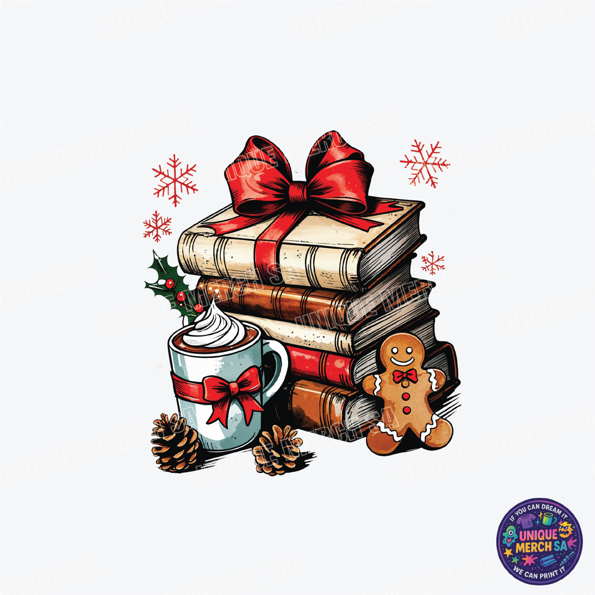 DTF Transfer - Christmas - Christmas Books