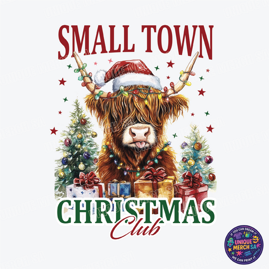DTF Transfer - Christmas - Small Town Christmas Club