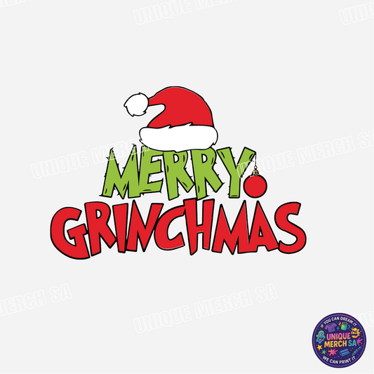 DTF Transfer - Grinchmas - Merry Grinchmas