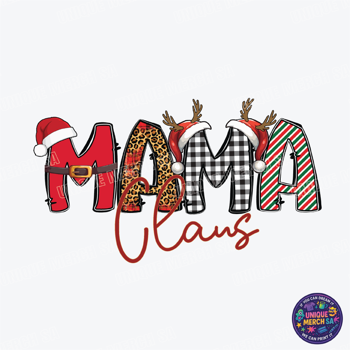 DTF Transfer - Christmas - Mama Clause
