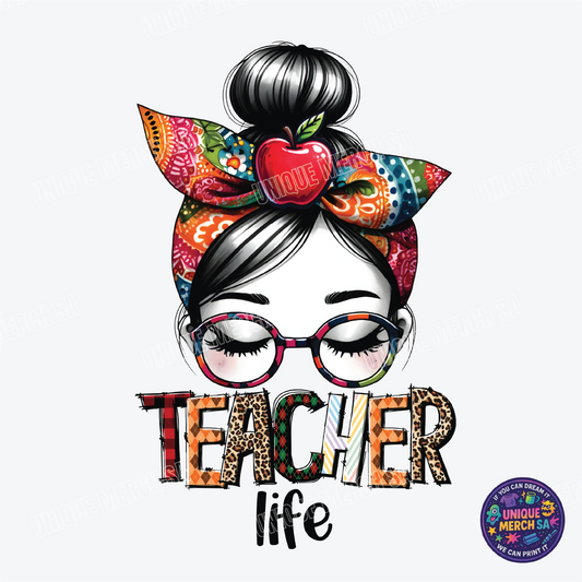 DTF Transfer - Teacher - Teacher Life