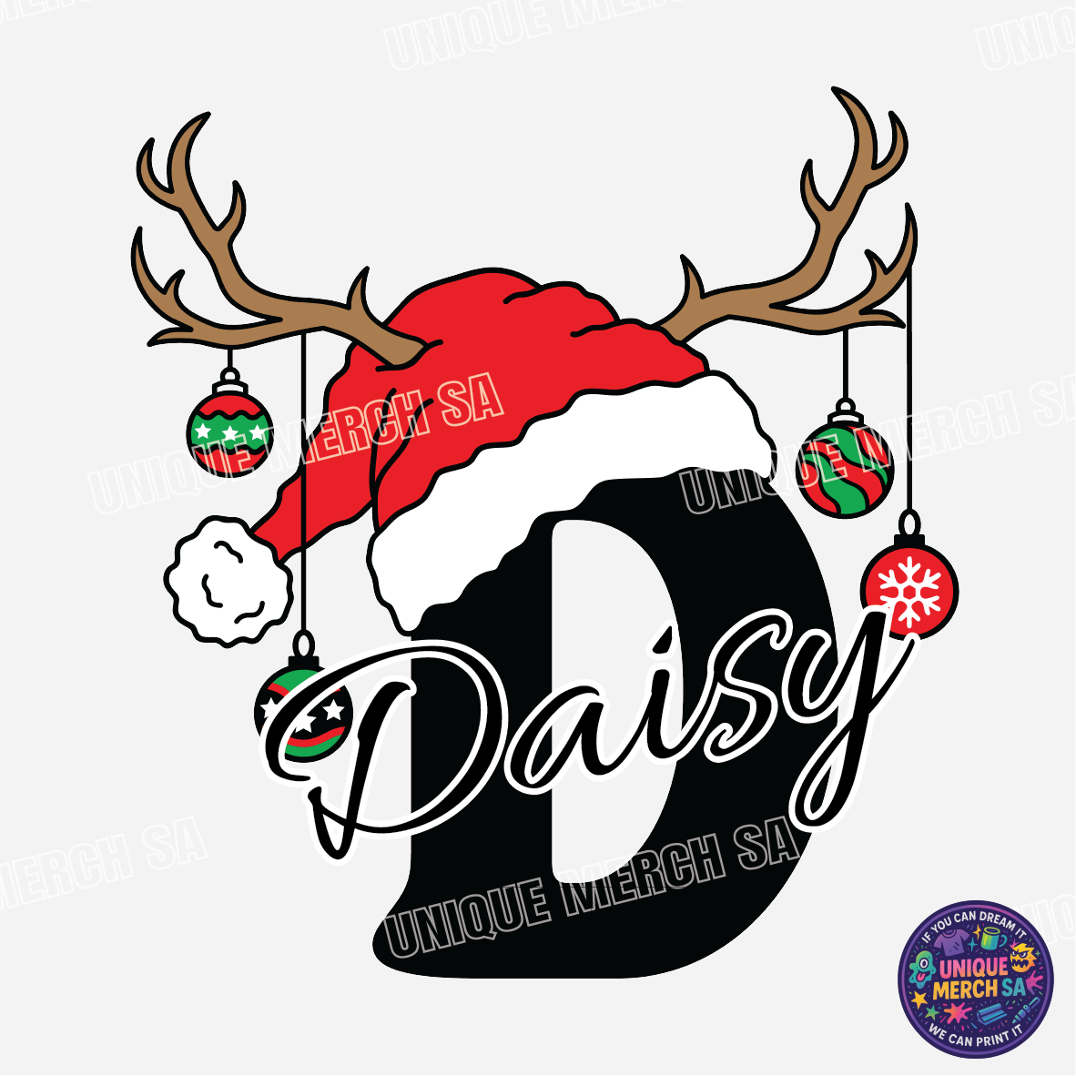 Short Sleeve T-Shirts - Personalised Christmas Tee - D