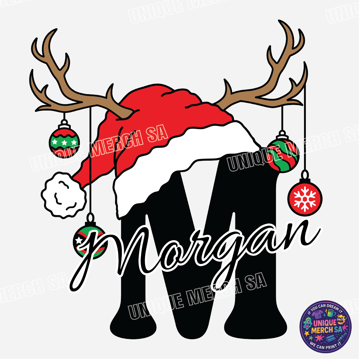 Short Sleeve T-Shirts - Personalised Christmas Tee - M