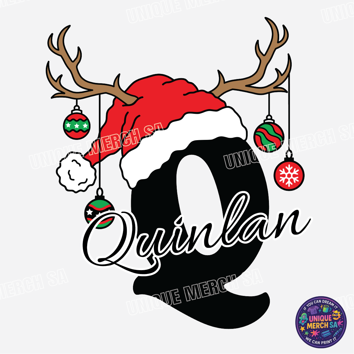 Short Sleeve T-Shirts - Personalised Christmas Tee - Q